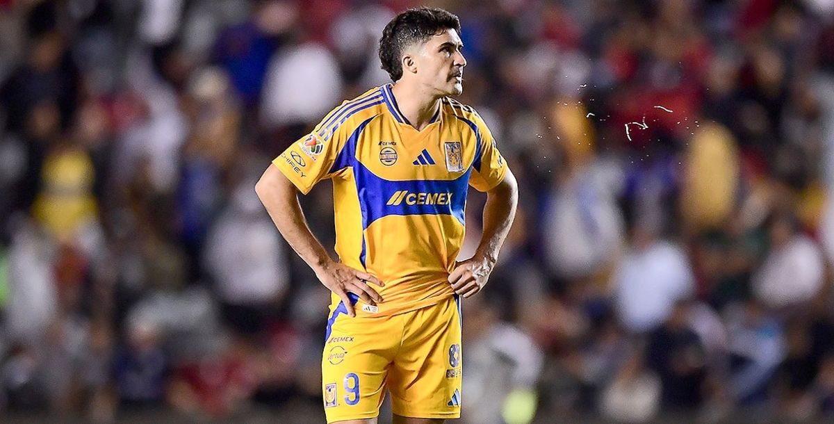 Tigres, Nicolás Ibáñez, André-Pierre Gignac, seis juegos sin marcar, Chivas, San Luis, Pumas, Querétaro, FC Juárez