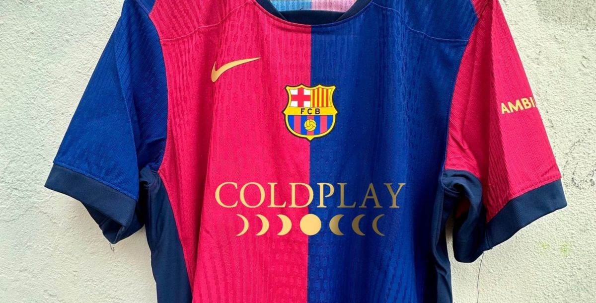 Barcelona, Coldplay, Spotify, playera, Real Madrid, El Clásico, jersey