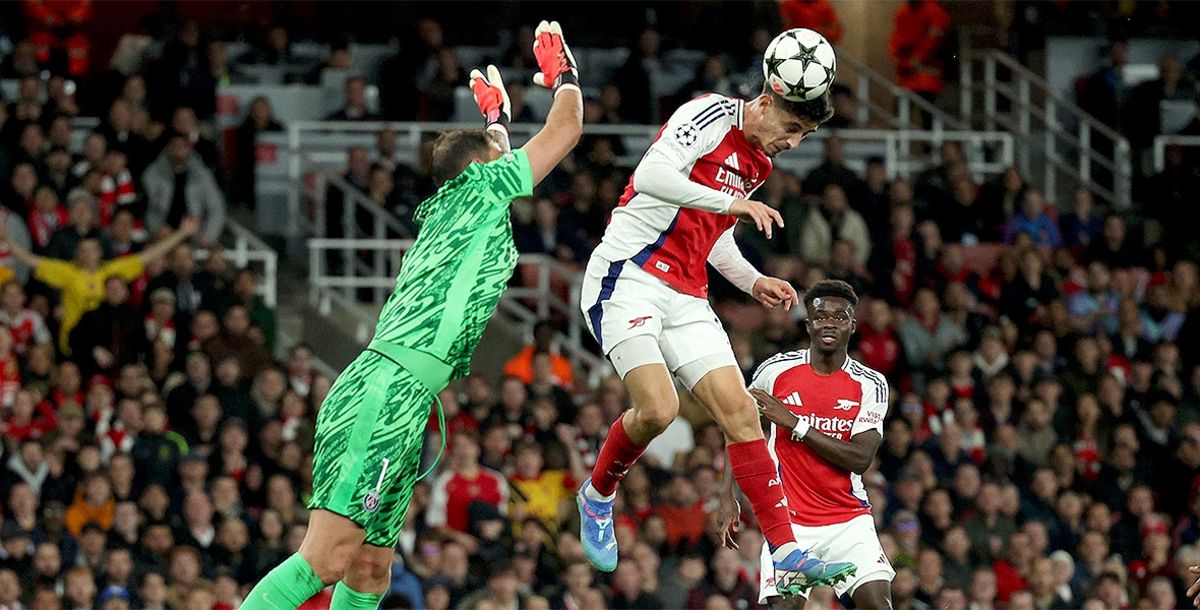 UEFA Champions League, Arsenal, PSG, Barcelona, Young Boys, Manchester City, Inter, 32 goles