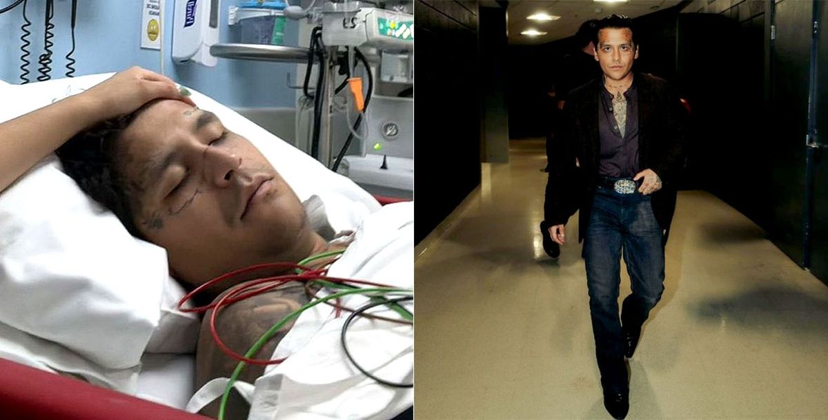 Música, Christian Nodal, hospitalizado, Pachuca, Hidalgo, infección estomacal