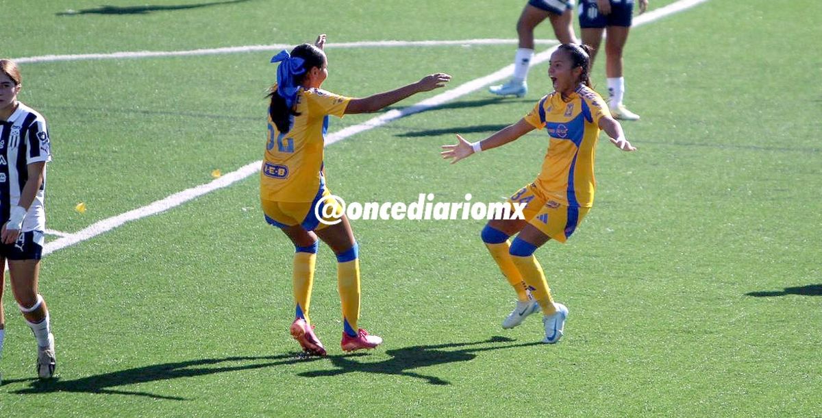 Liga MX Femenil, Tigres Femenil, Rayadas, Sub 19, Clásico Nacional Femenil, Deiry Ramírez, crónica resultado
