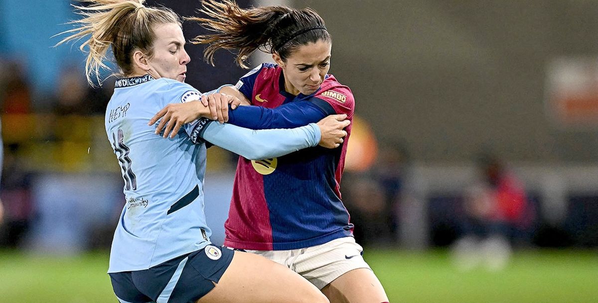 UEFA Women s Champions League, Barcelona, Manchester City, Naomi Layzell, Khadija Shaw, crónica resultado