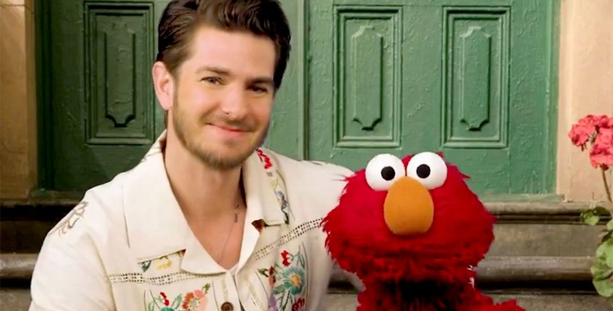 Televsión, Andrew Garfield, Elmo, Plaza Sésamo, Lynn Garfield, muerte, cáncer de páncreas, Florence Pugh, We Live in Time