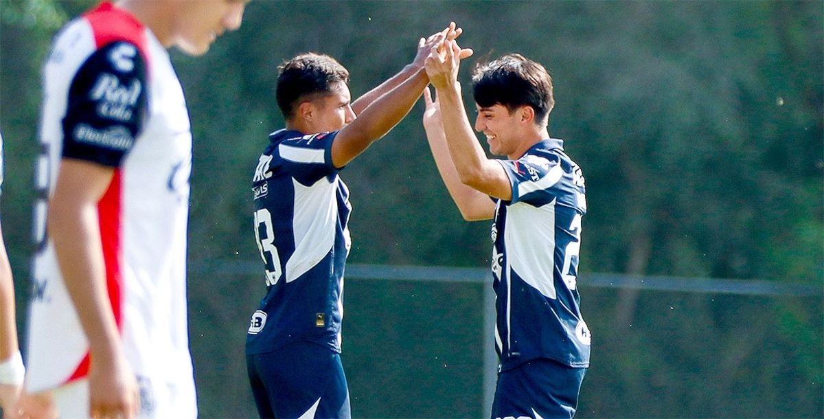 Rayados, Monterrey, Atlas, Liga MX, Sub 23, Sub 18, Fuerzas Básicas, Hugo Castillo, Esteban Landazabal, crónica resultados