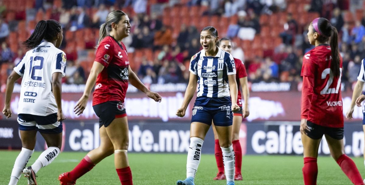 Rayadas, Monterrey, Xolos, Tijuana, Liga MX Femenil, en vivo, online, transmisión, Liguilla