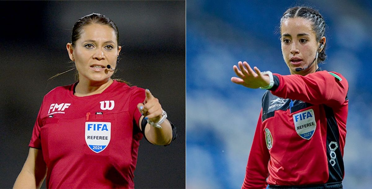 Liga MX Femenil, Apertura 2024, Liguilla, arbitraje, Ida, Semifinales, Rayadas, Tigres Femenil, América, Pachuca