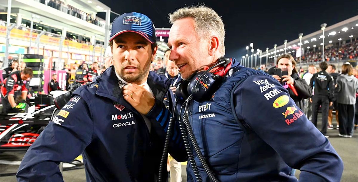 F1, Fórmula 1, Sergio Checo Pérez, Christian Horner, GP de Qatar, Max Verstappen, Liam Lawson, Franco Colapinto