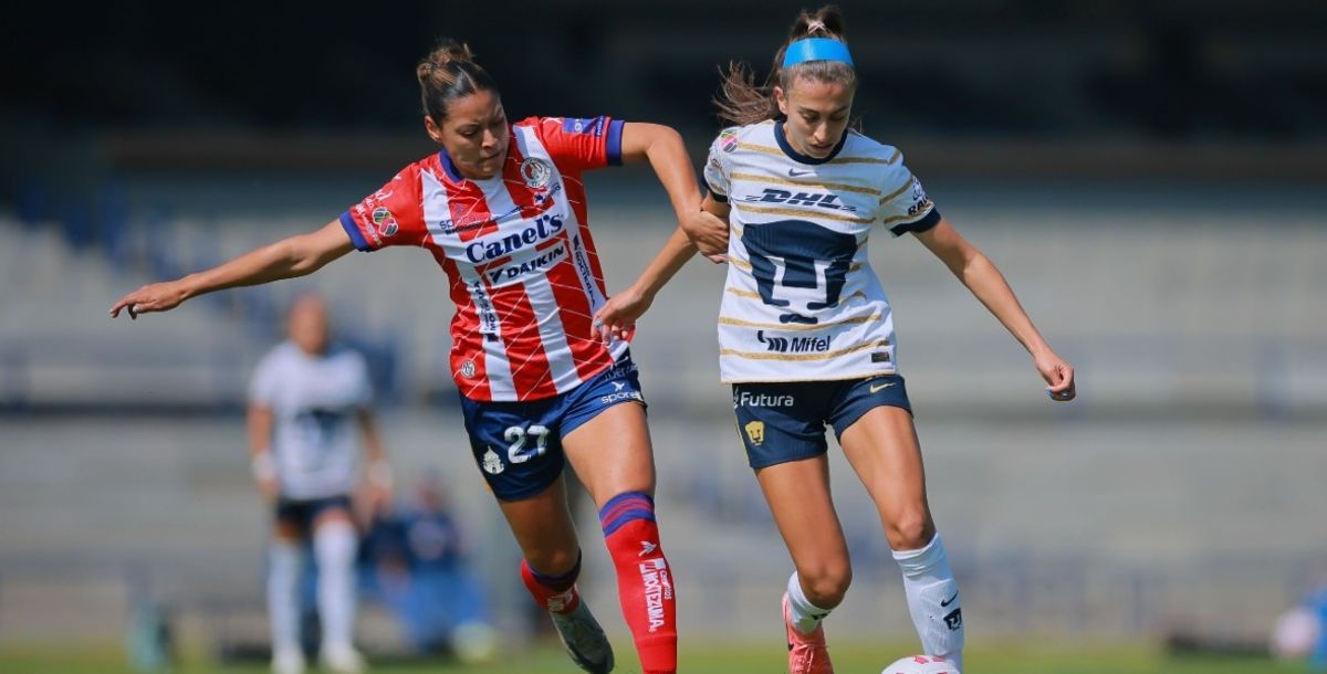 Liga MX Femenil, Atlético de San Luis Femenil, Pumas Femenil, en vivo, minuto a minuto