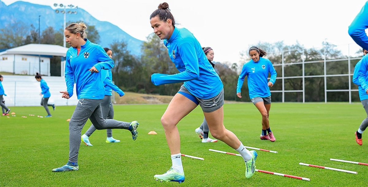 Rayadas. Atlético de San Luis, Liga MX Femenil, Clausura 2025, Merel van Dogen, Marcela Restrepo, Ignacio Quintana, Amelia Valverde