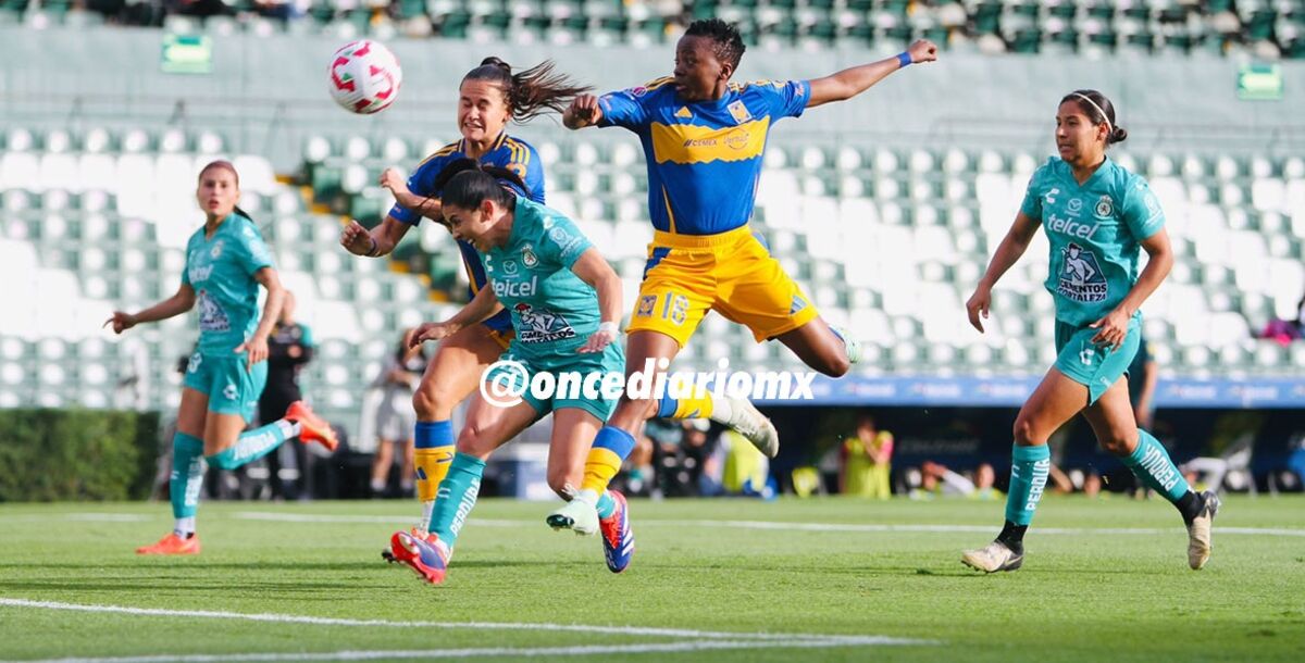 Tigres Femenil, León, Liga MX Femenil, Clausura 2025, Jornada 4, Estadio Nou Camp, minuto a minuto, en vivo, crónica, resultado, goles