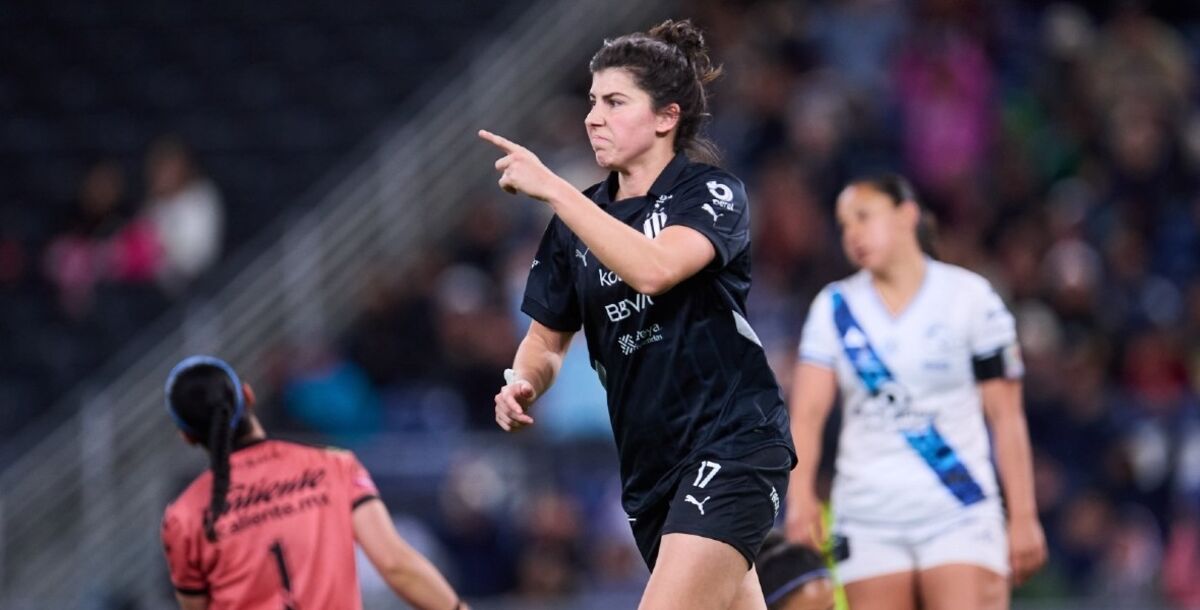 Lucía García, Rayadas, hat-trick, Puebla, Liga MX Femenil