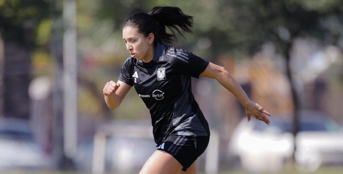 Tigres Femenil, entrenamiento, Anika Rodríguez, Alison González, Pedro Losa