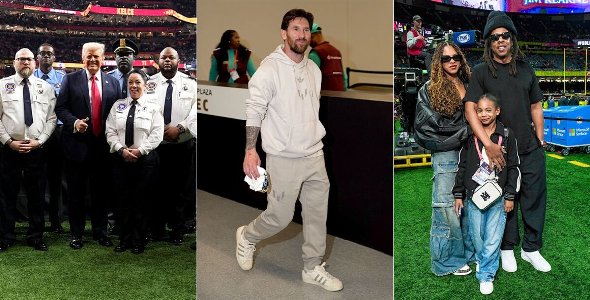 NFL, Super Bowl LIX, Famosos, estrellas, Taylor Swift, Bradley Cooper, Jay-Z, Lionel Messi, Luis Suárez, Donald Trump, Adam Sandler