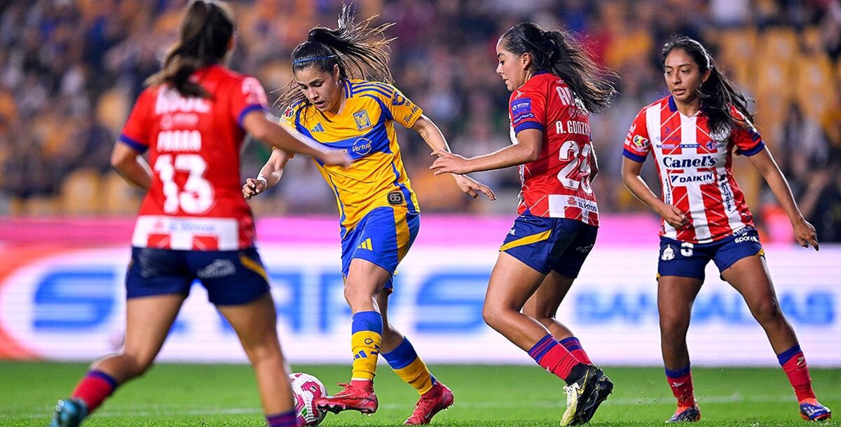 Tigres Femenil, Atlético de San Luis, Liga MX Femenil, Clausura 2025, Jornada 8, en vivo, crónica, resultado, goles