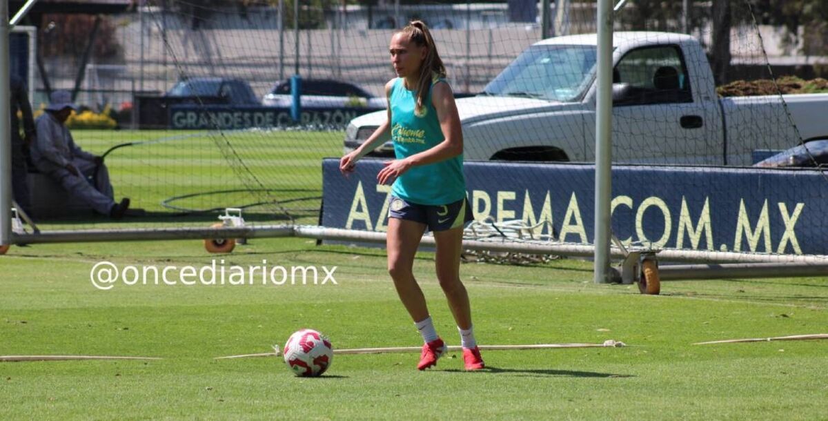 liga mx, clausura 2025, américa, entrenamiento, irene guerrero, rebeca bernal