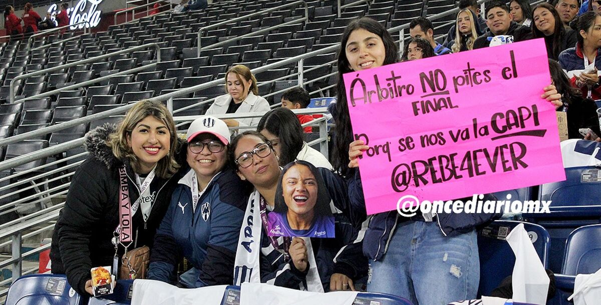 Rayadas, Tigres Femenil, Rebeca Bernal, Liga MX Femenil, Clausura 2025, Jornada 9, Clásico Nacional Femenil, color, aficionados