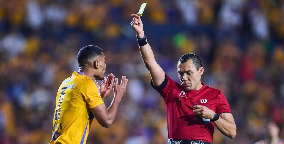 liga mx, jornada 15, clausura 2025, tigres, rayados, clásico regio, marco antonio ortíz, disparó las tarjetas