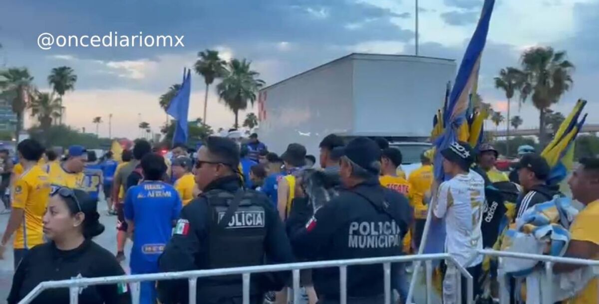 liga mx, clausura 2025, semifinal, tigres, toluca, estadio universitario, operativo de seguridad