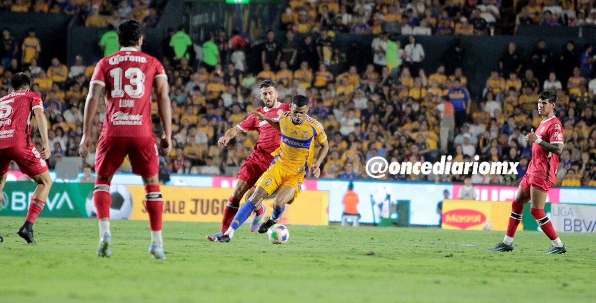 Tigres, Toluca, Diablos, Liga MX, Clausura 2025, Liguilla, Semifinal, Ida, Estadio Universitario, minuto a minuto en vivo crónica resultados goles