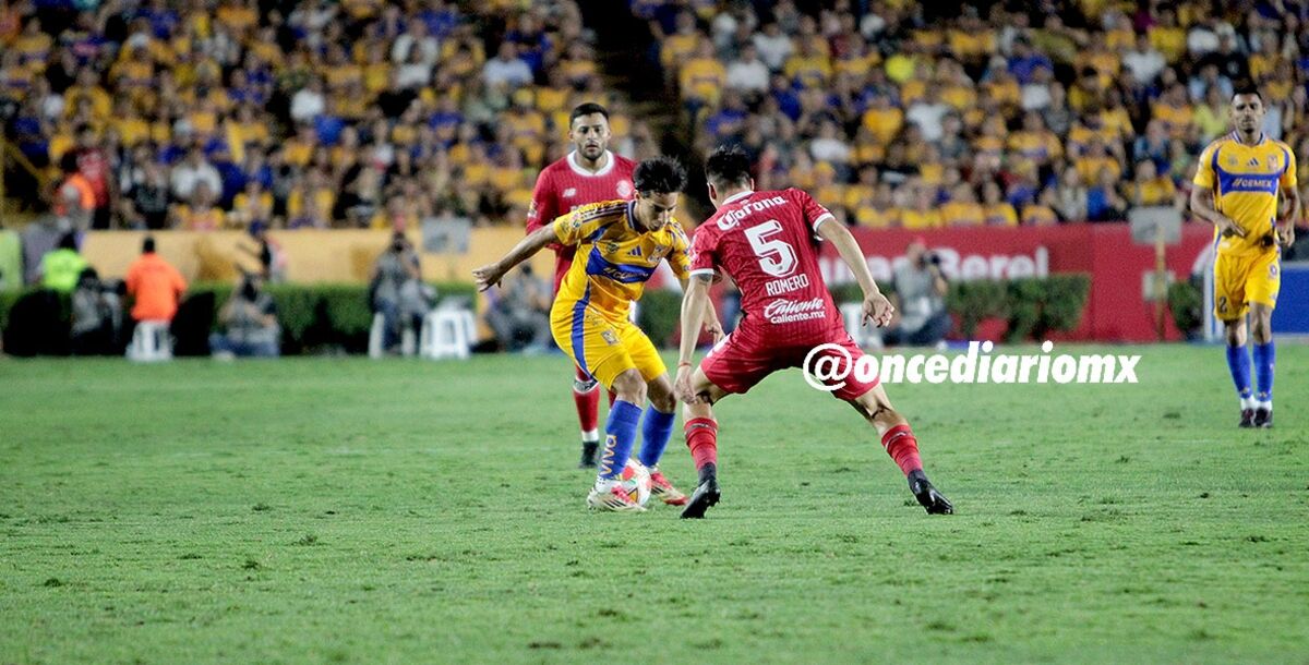Tigres, Toluca, Diablos, Liga MX, Clausura 2025, Liguilla, Semifinal, Ida, Estadio Universitario, minuto a minuto en vivo crónica resultados goles
