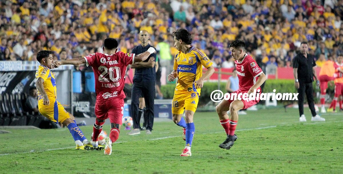 Tigres, Toluca, Diablos, Liga MX, Clausura 2025, Liguilla, Semifinal, Ida, Estadio Universitario, minuto a minuto en vivo crónica resultados goles
