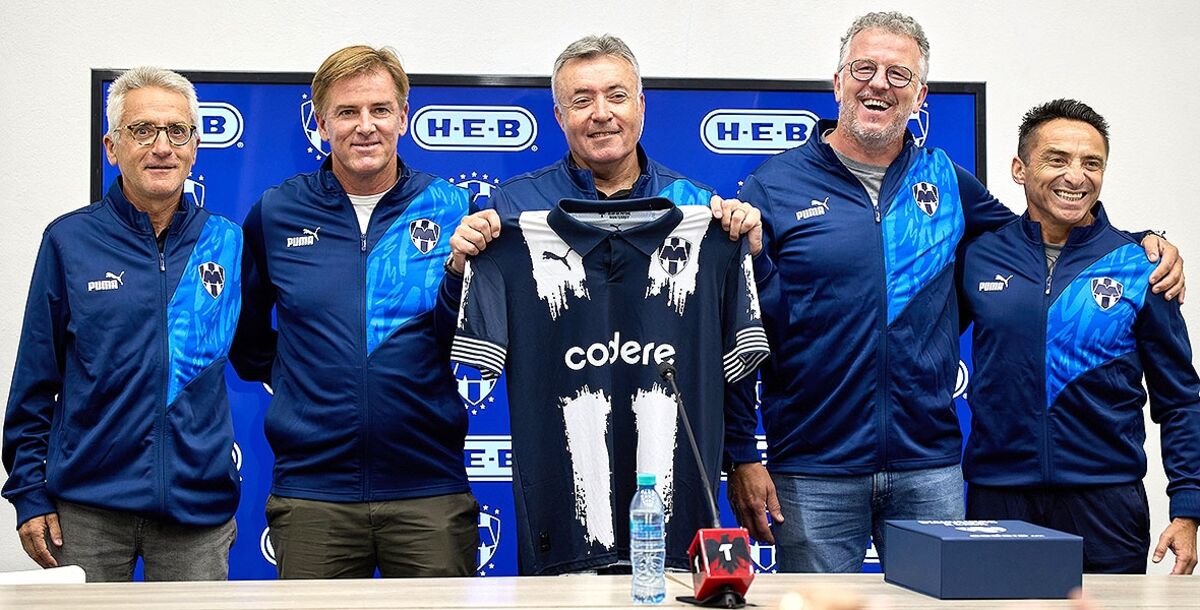 Rayados, Monterrey, Domènec Torrent, El Barrial, Sergio Ramos, cuerpo técnico, Jordi Guerrero, Jordi Gris, Emilio Ricart, Vicente Espadas, José Antonio Noriega, Héctor Lara