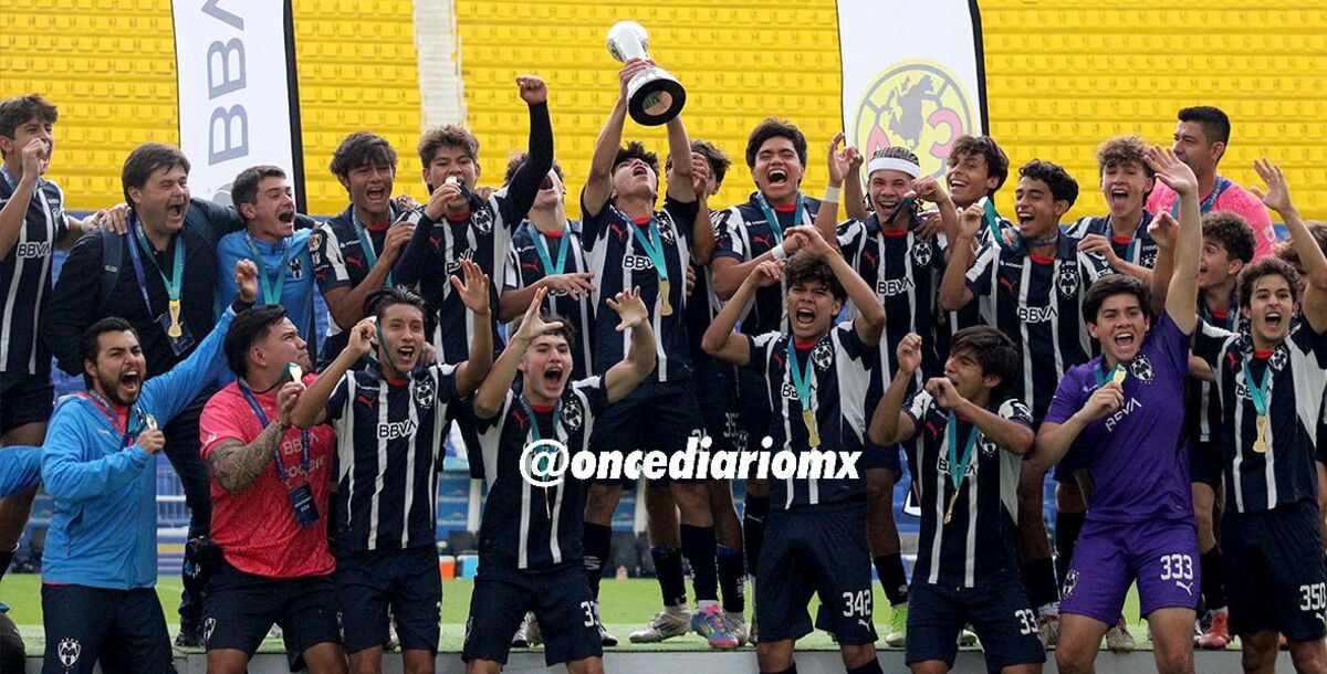 Rayados, América, Monterrey, Águilas, Sub 15, Liga MX, Liguilla, Clausura 2025, Adán Sánchez, Edy Lugo, crónica, resultado, goles