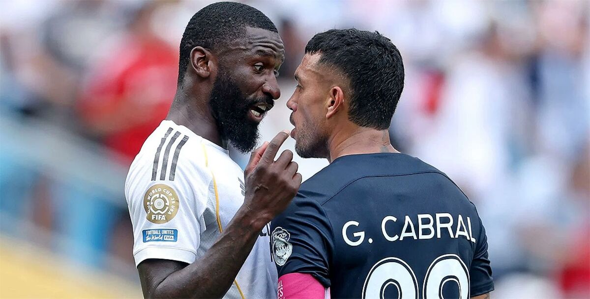 Mundial de Clubes, Real Madrid, Pachuca, Gustavo Cabral, Antonio Rüdiger, cagón de mierda, negro de mierda, racismo, insulto