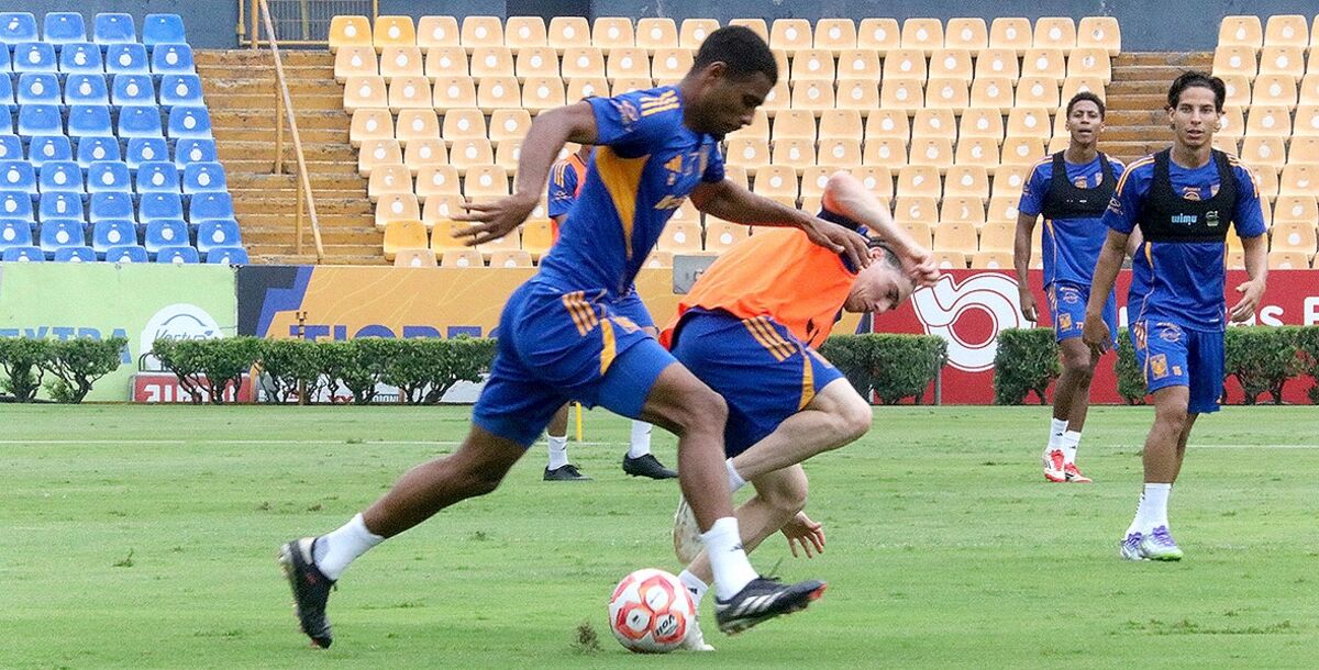 Tigres, Liga MX, Apertura 2025, entrenamiento, Edgar Gacelo López, Gignac, Guido Pizarro, Antonio Carrera