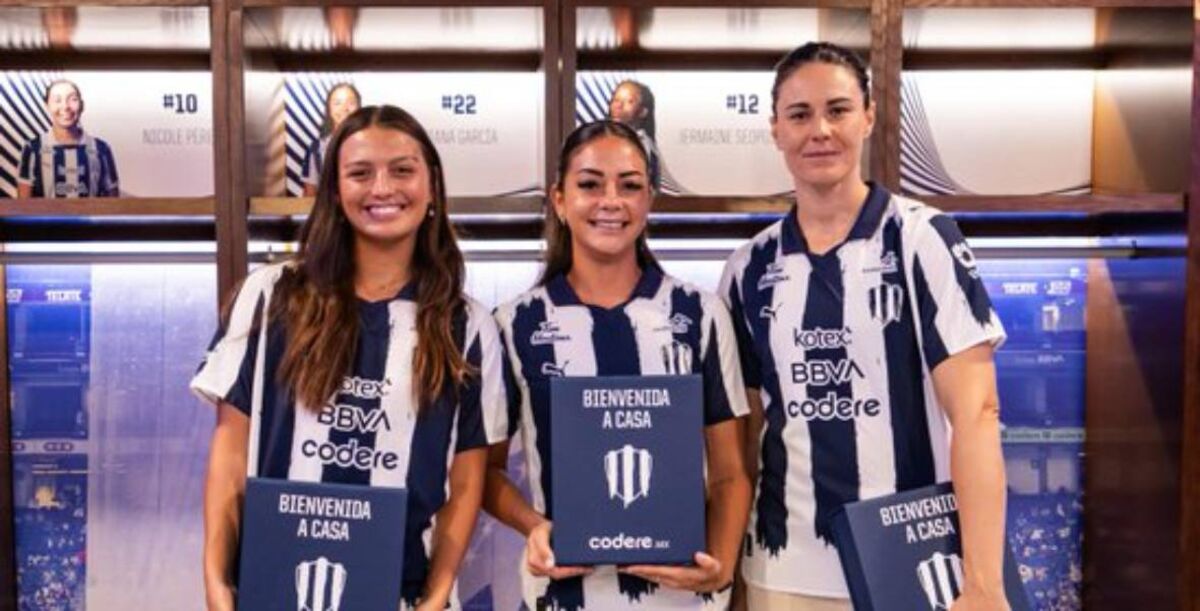 liga mx femenil, apertura 2025, rayadas, refuerzos, Emily Gielnik, Ashlyn Fernández, Allison Veloz, presentación