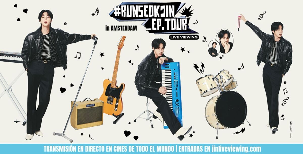 Música, ARM, Jin, BTS, 23 de julio, Cinépolis + QUE CINE, Ámsterdam