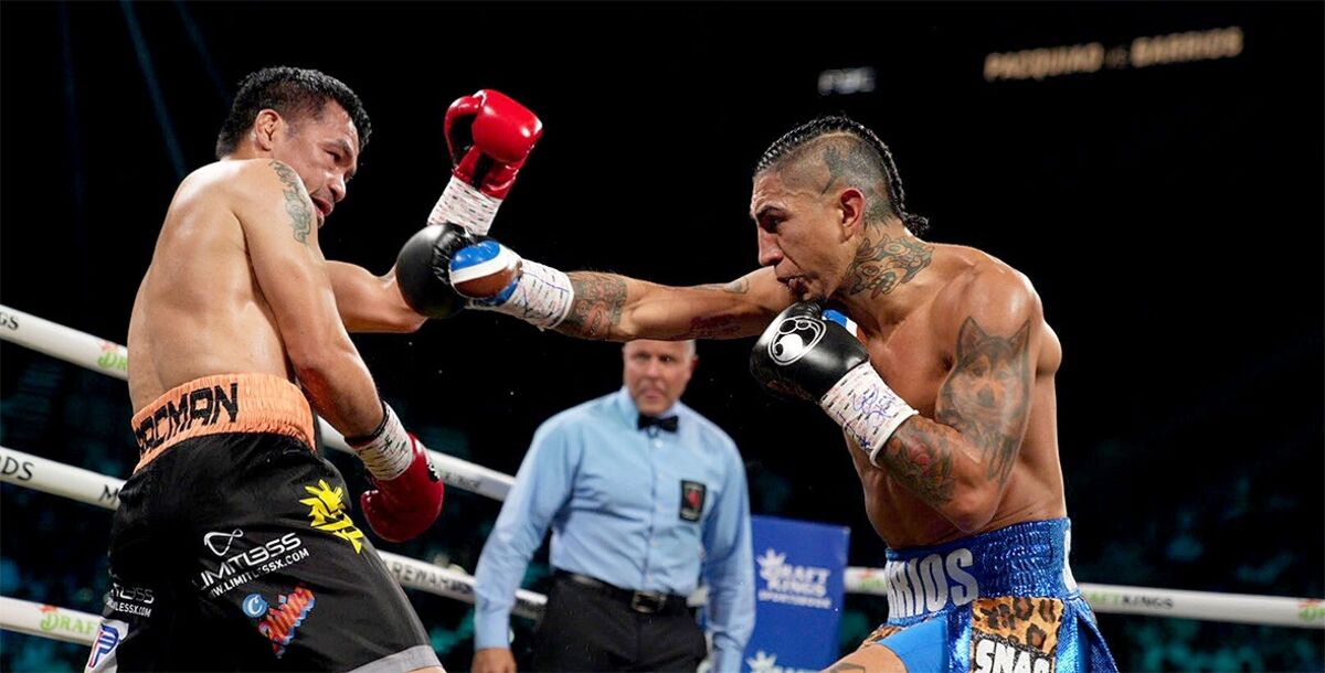 Box, Boxeo, Manny Pacquiao, Mario Barrios, campeón welter del CMB, MGM Grand Garden Arena