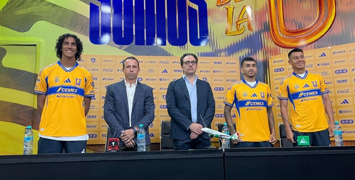 Tigres, presentación de refuerzos, Ángel Correa, Gacelo López, Antonio Carrera, Liga MX