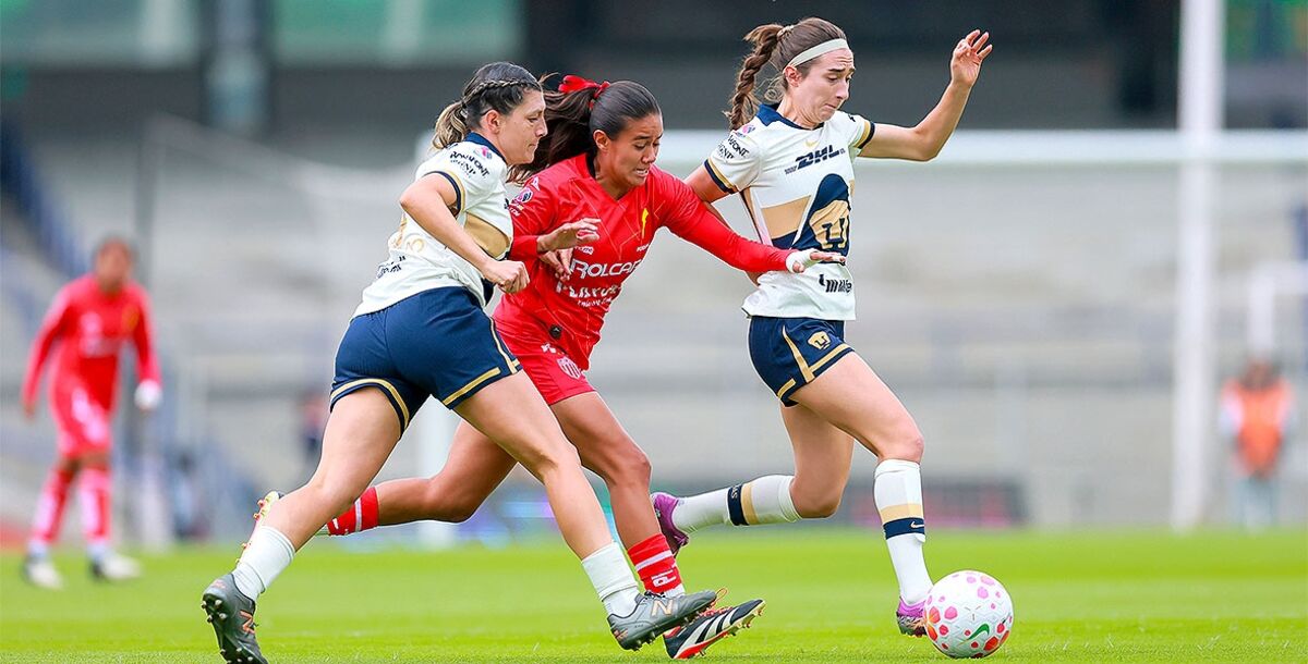 Pumas, Necaxa, Centellas, Liga MX Femenil, Apertura 2025, Jornada 3, Estadio Olímpico Universitario, en vivo, crónica, resultado, goles