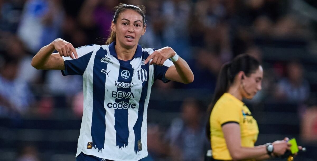 Christina Burkenroad, Burky, Rayadas, salida, doblete, Querétaro, Liga MX Femenil