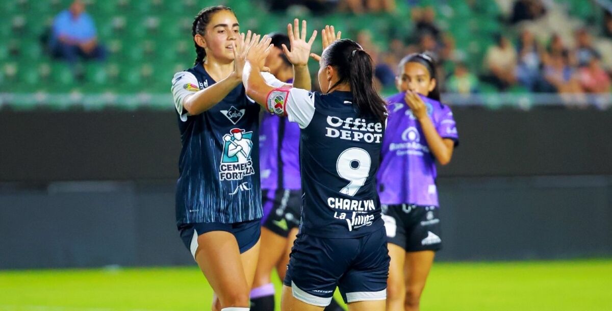 Pachuca Femenil, Mazatlán, goleada, Charlyn Corral, Natalia Mauleon, Paola García, Liga MX Femenil
