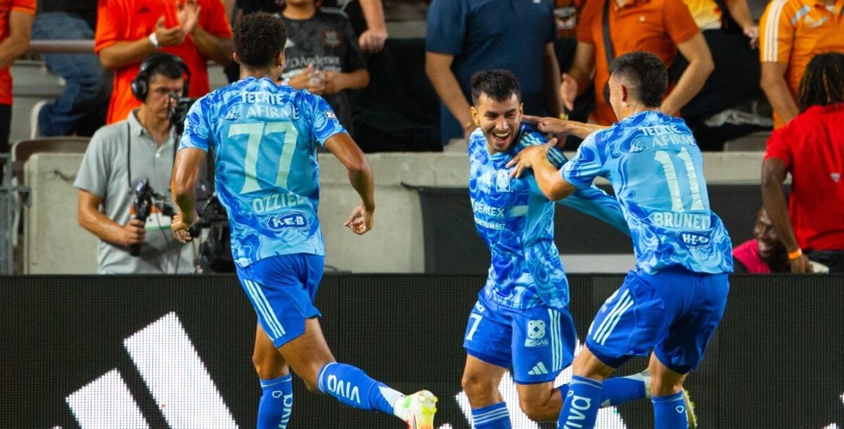 Tigres, Leagues Cup, Houston Dynamo, goleada, visitante, Guido Pizarro, Ángel Correa, Ozziel Herrera