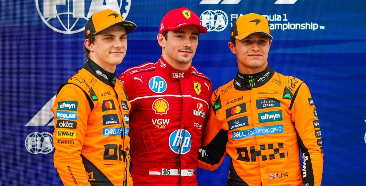 Fórmula 1, GP de Hungría, Charles Leclerc, pole position, Qualy, McLaren, Lando Norris, Óscar Piastri