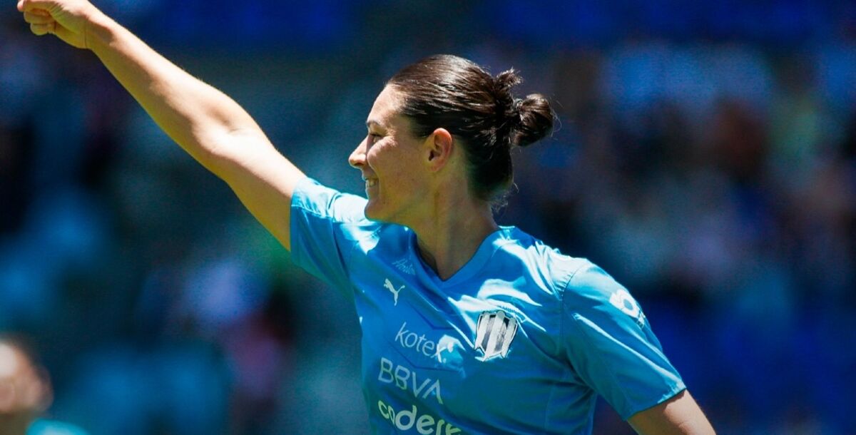 Rayadas, Emily Gielnik, triplete, hat-trick, Puebla, Katty Martínez, Lucía García, Liga MX Femenil