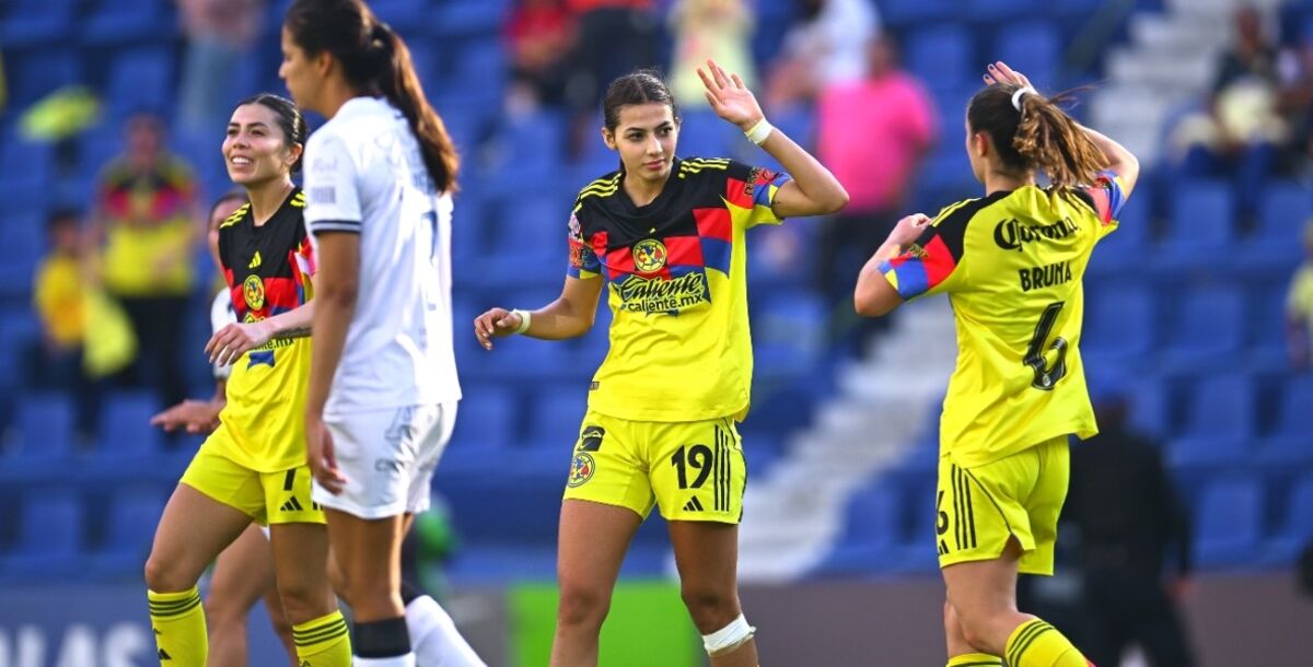 América Femenil, Querétaro, goleada, Liga MX Femenil, Montse Saldívar, Kiana Palacios, Bruna Vilamala, Ángel Villacampa, Jordan Brewster
