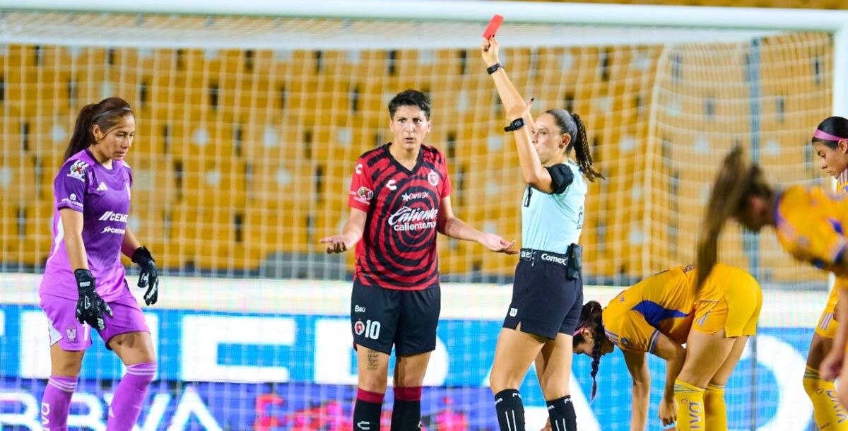 Kader Hancar, suspensión, tarjeta roja, Tijuana, Xolos, Tigres, Cristina Ferral, Liga MX Femenil