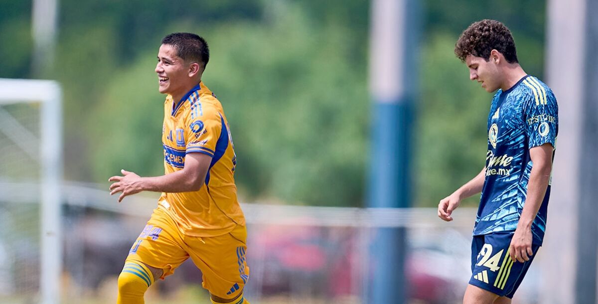 Tigres, América, Águilas, Fuerzas Básicas, Liga MX, Apertura 2025, Sub 21, Sub 19, crónica, resultado, goles, Hernán Elizondo, Carlos Turrubiates