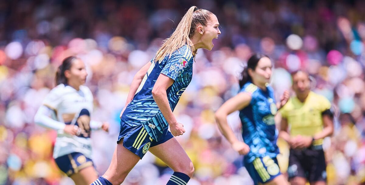 Pumas, América, Liga MX Femenil, Apertura 2025, Jornada 7, Estadio Olímpico Universitario, en vivo, crónica, resultado, goles