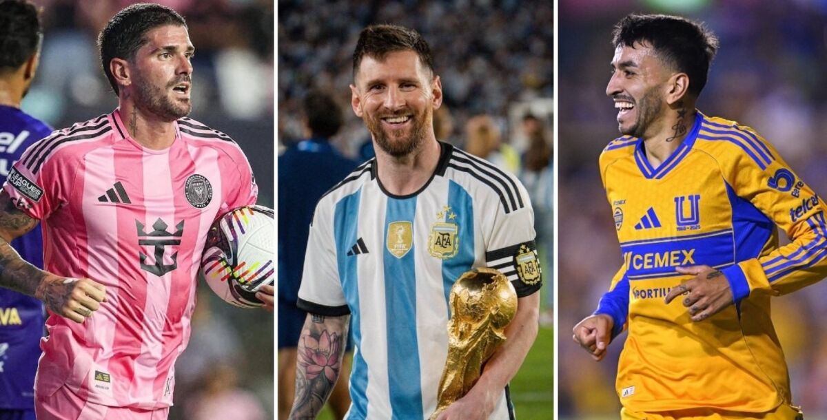 Tigres, Inter Miami, Lionel Messi, Rodrigo De Paul, Ángel Correa, Luis Suárez, Sergio Busquets, Jordi Alba
