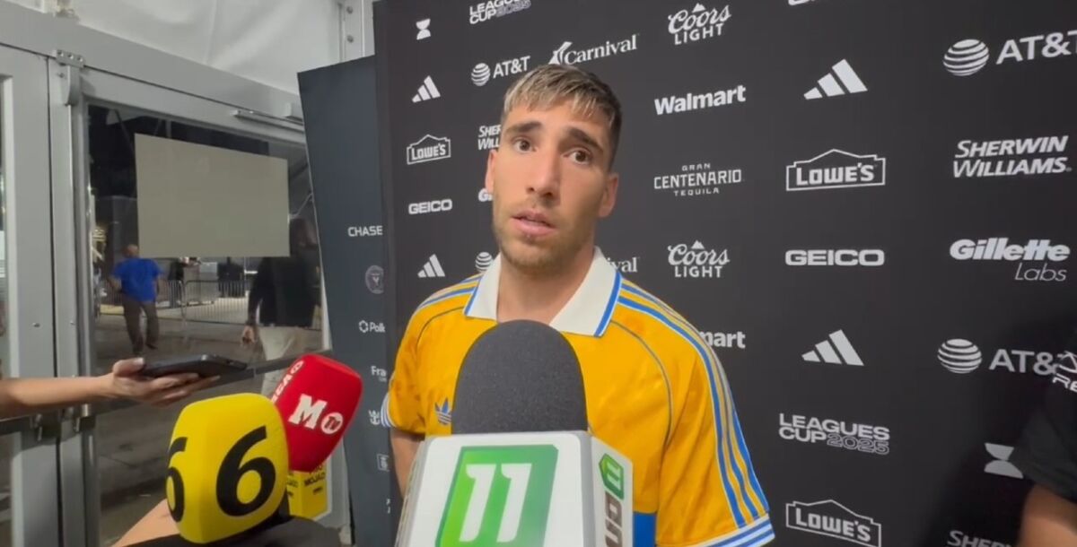 Tigres, Inter Miami, Fernando Gorriarán, Juan Brunetta, zona mixta, Leagues Cup