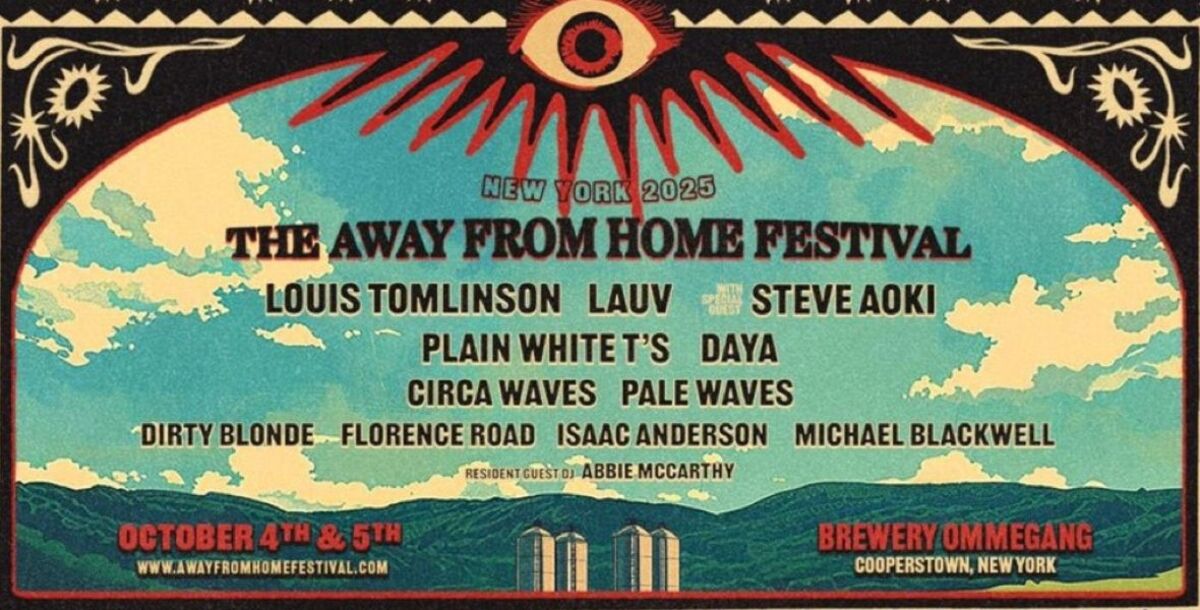 Festival, Música, Louis Tomlinson, Away From Home 2025, festival Nueva York, Steve Aoki,