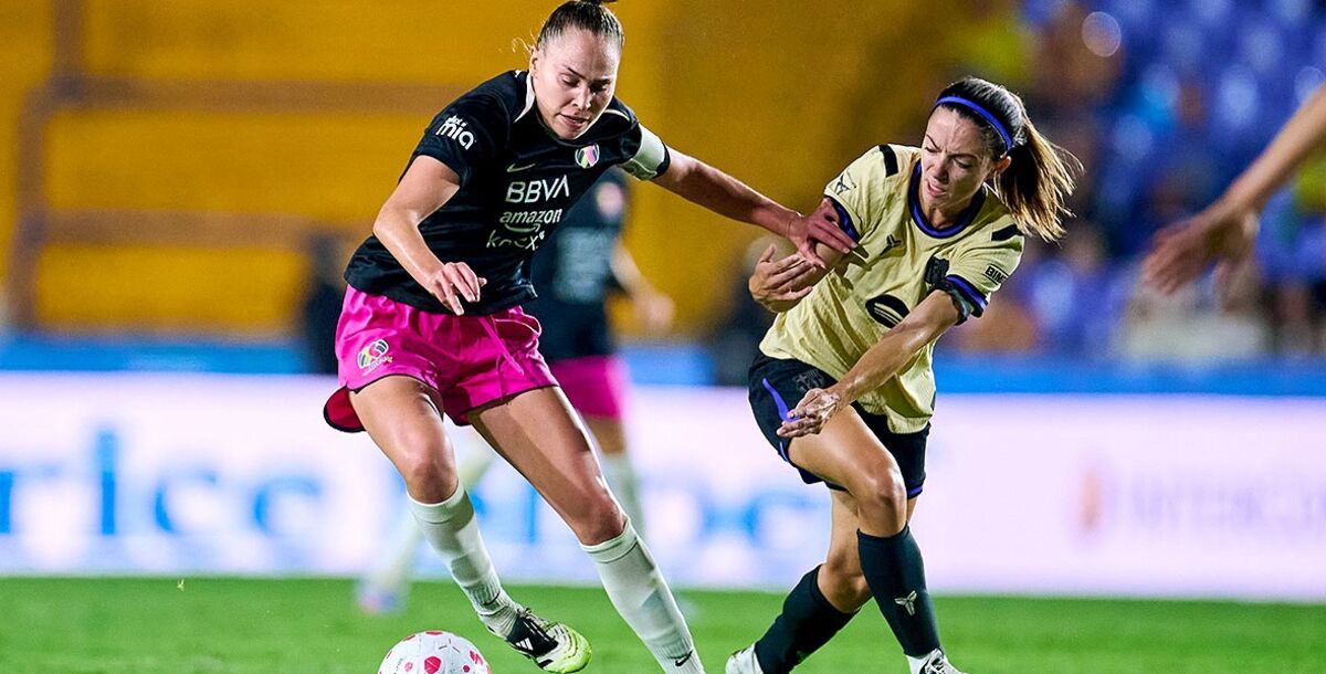 Duelo de Estrellas, Estrellas de Liga MX Femenil, FC Barcelona Femenil, Estadio Universitario, amistoso, en vivo, crónica, resultado, goles