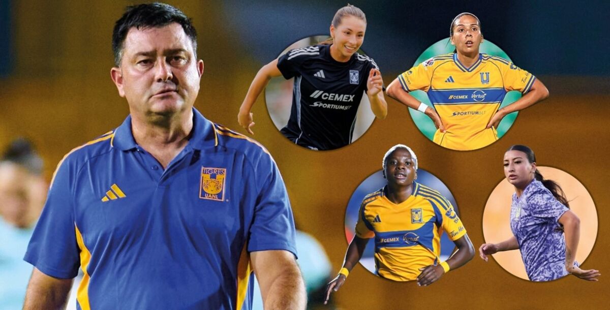 Jacqueline Ovalle, María Sánchez, Thembi Kgatlana, Dilary Heredia, Bárbara Olivieri, Tigres Femenil, Liga MX Femenil, Apertura 2025, Pedro Losa