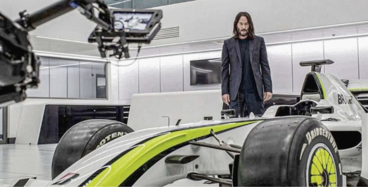 Fórmula 1, Cine, automovilismo, Matrix, Checo Pérez, Keanu Reeves,