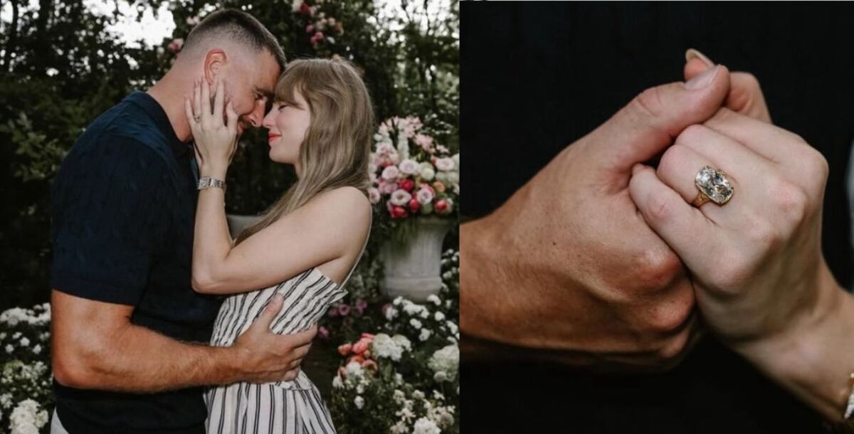 Compromiso, Taylor Swift, Travis Kelce, Romance, anillo de compromiso 